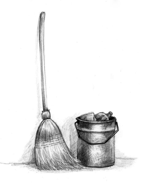 Натюрморт с метлой
