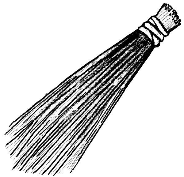 Раскраска метелка для детей