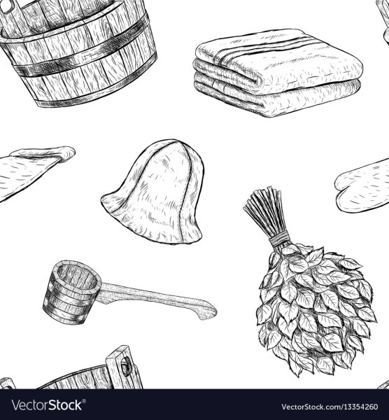 Веник для бани вектор