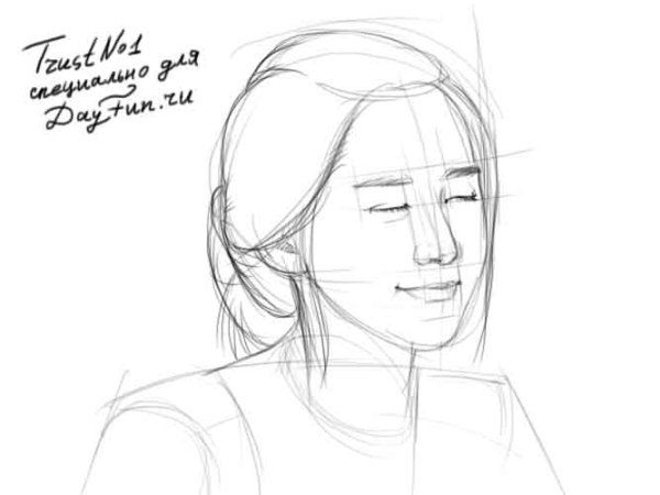 Пошаговое рисование девушки