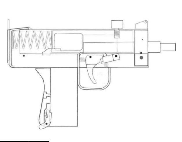 Чертежи пистолета пулемёта Mac-10