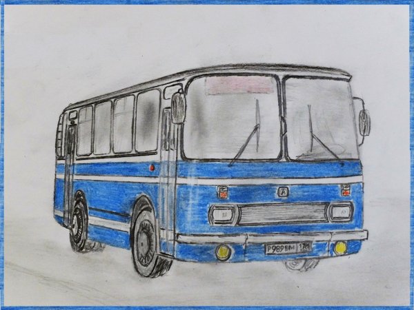 ЛАЗ 695 рисунок