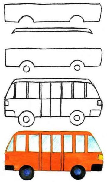 Рисование транспорт