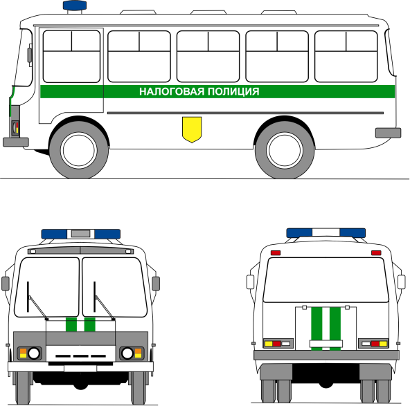 Цветографические схемы автомобилей оперативных служб
