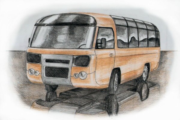 Нарисовать Газель