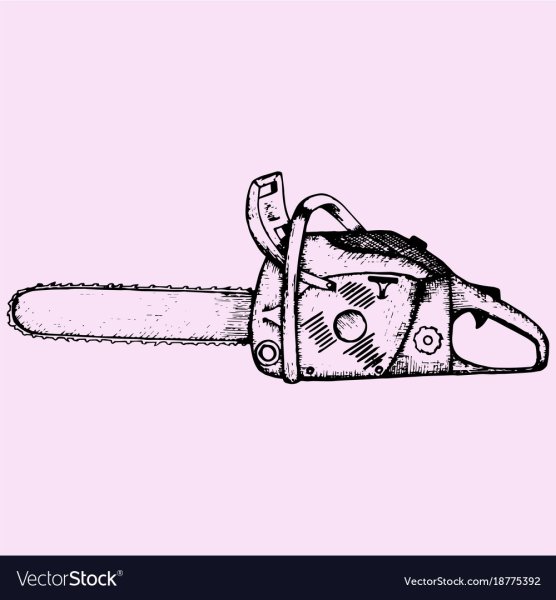 Бензопила эскиз