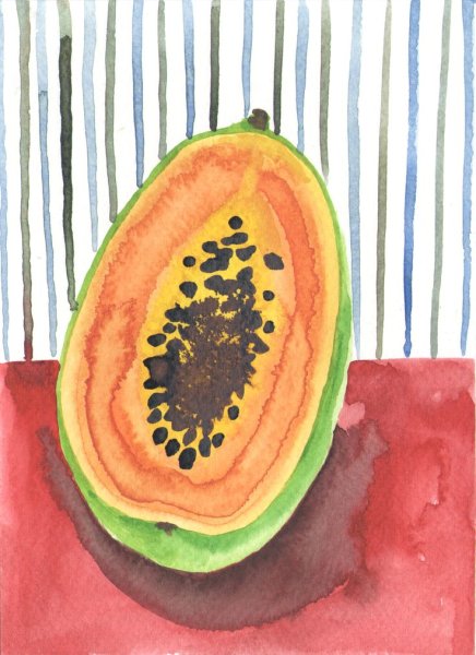 Папайя гуашью