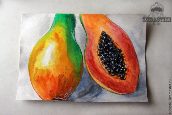 Папайя листья svg