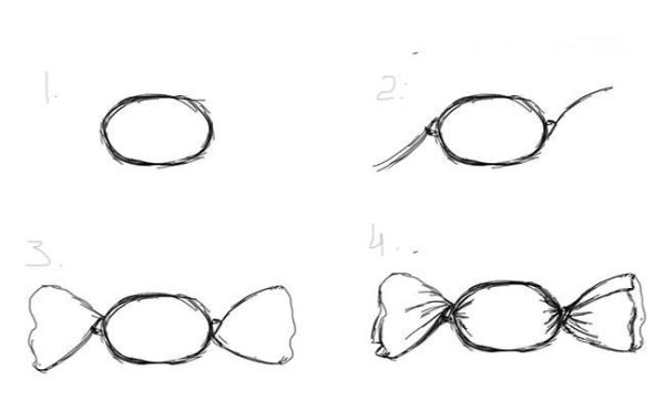 Пошаговое рисование бабочки