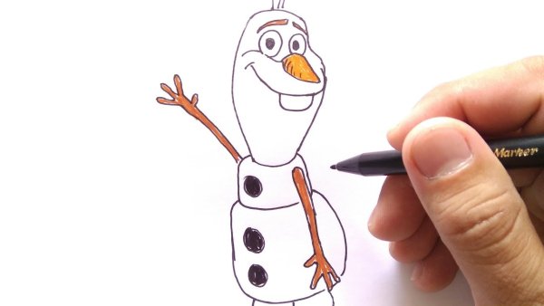 Олаф поэтапно