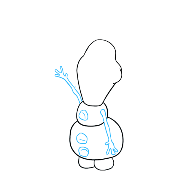 Пошаговое рисование Олоф