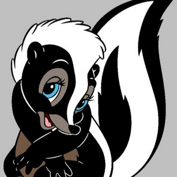 Мультик Бэмби скунс