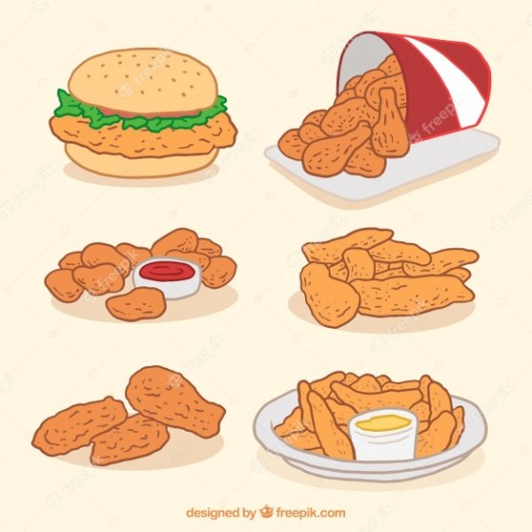 Котлеты нарисованные