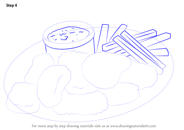 Наггетсы раскраска