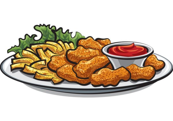 Наггетсы рисунок