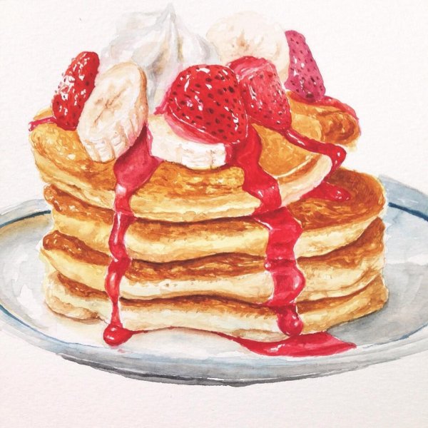 Блинчики карандашом