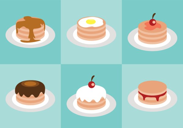 Панкейки клипарт