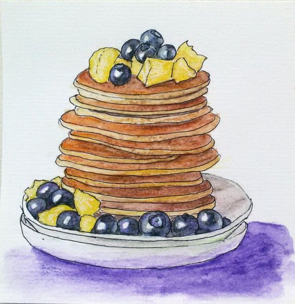 Скетчинг блины