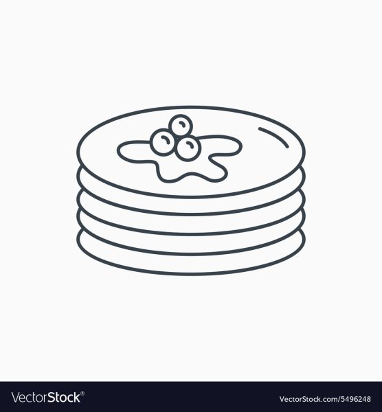 Блины для срисовки карандашом