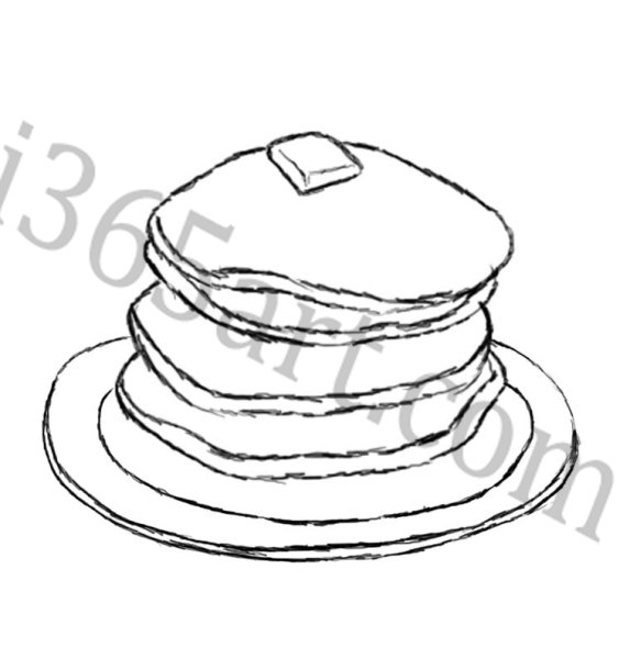 Блины карандашом