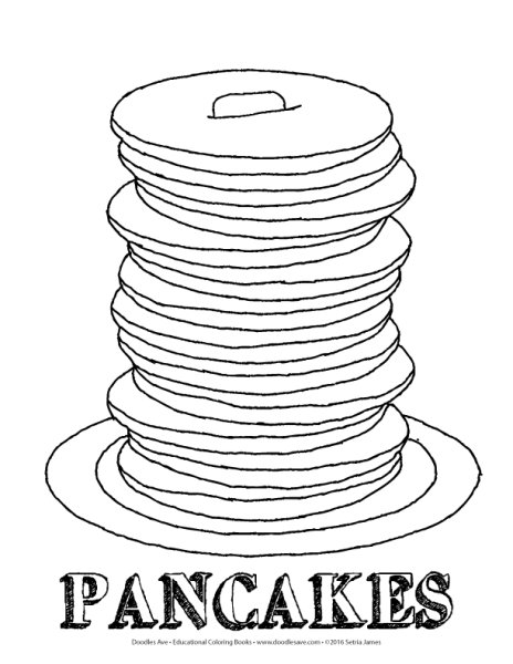 Pancake раскраска