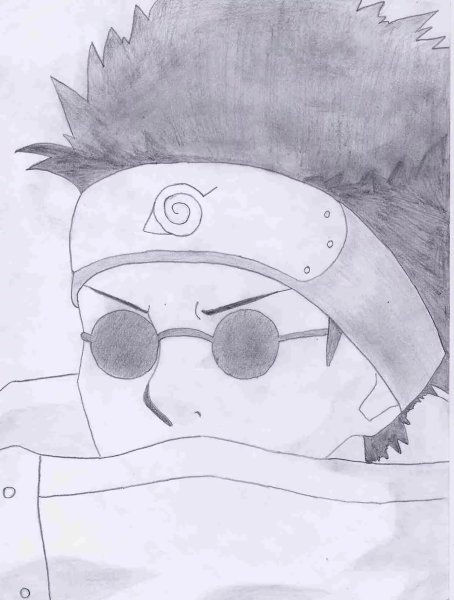 Шино Абураме рисунок