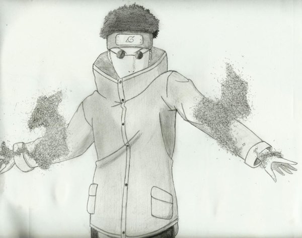 Шино Наруто рисунок