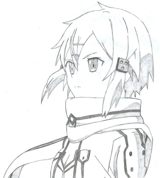 Синон САО рисунок