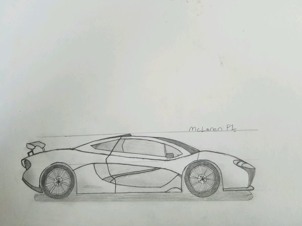 Макларен ф1 рисунок