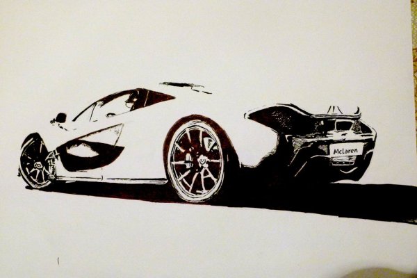 Скетч MCLAREN p1