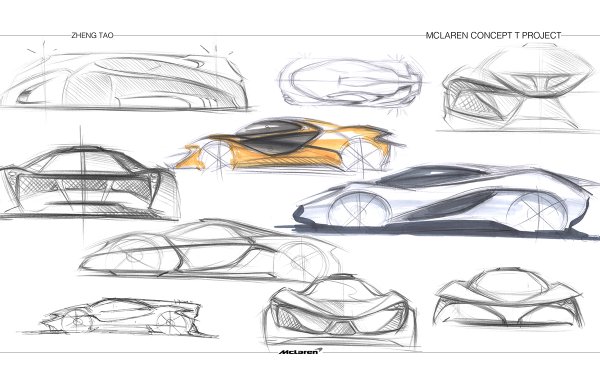 Скетчи будущих Макларен