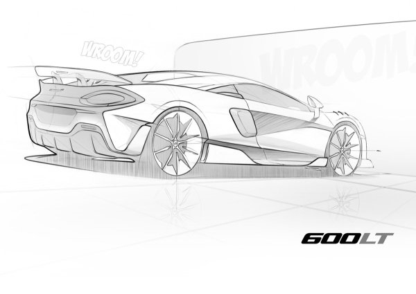 Раскраски Макларен 600 lt