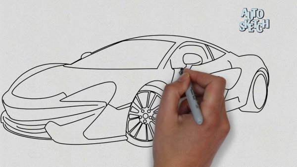 How to draw машина