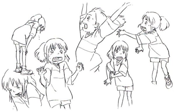 Тихиро рисунки