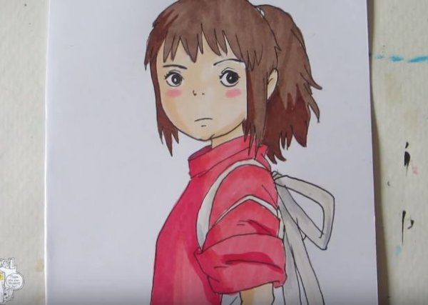 Тихиро рисунок очень легко