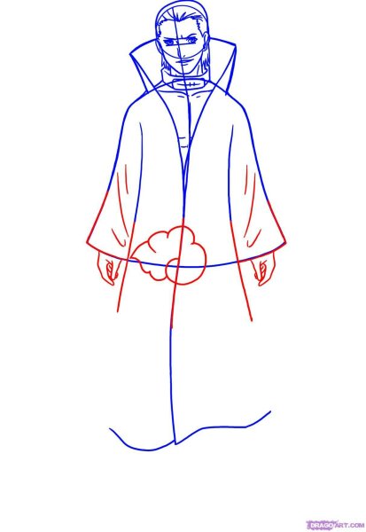 Рисование плаща