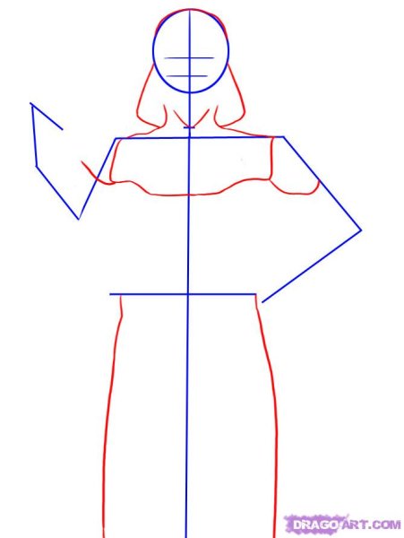 Нарисовать Дарта Вейдера поэтапно карандашом