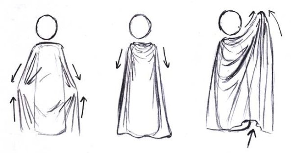 Накидка с капюшоном референс