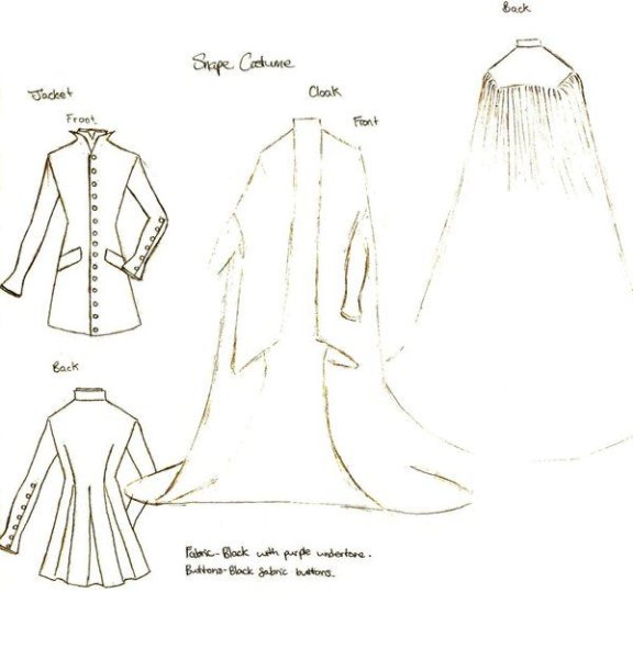 Костюм Северуса Снейпа выкройки