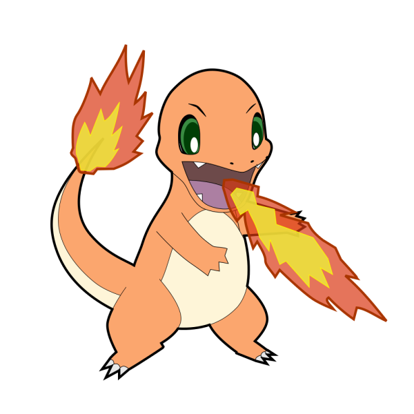 Чармандер Эволюция вектор