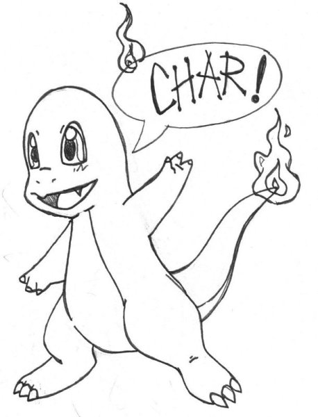 Рисунки покемона Чармандер