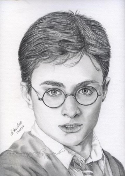Гарри Поттер рисунок карандашом