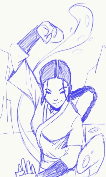 Аватар Легенда об Аанге перерисовка