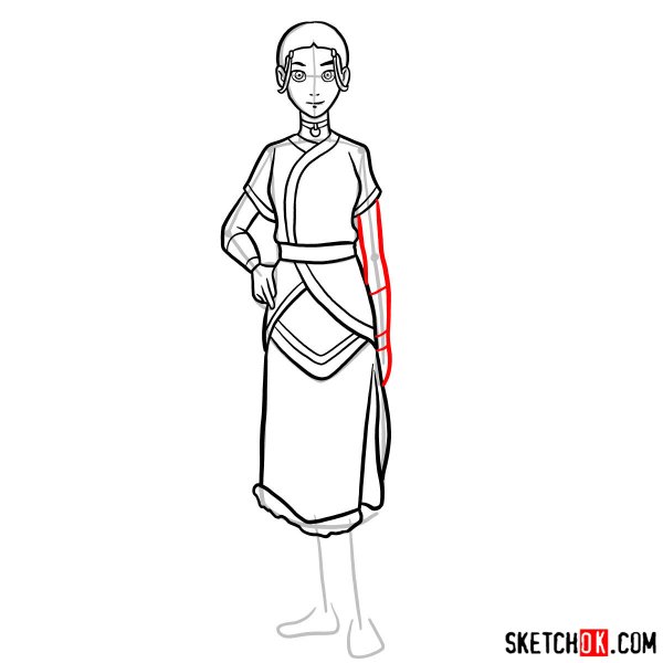 Раскраска аватар Катара