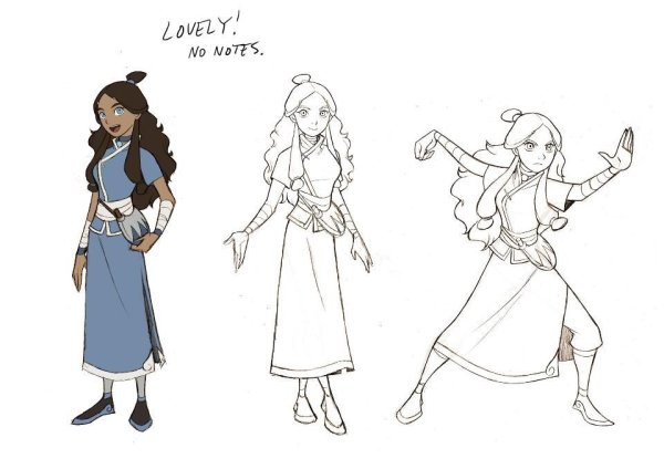 Аватар Легенда об Аанге скетчи персонажей