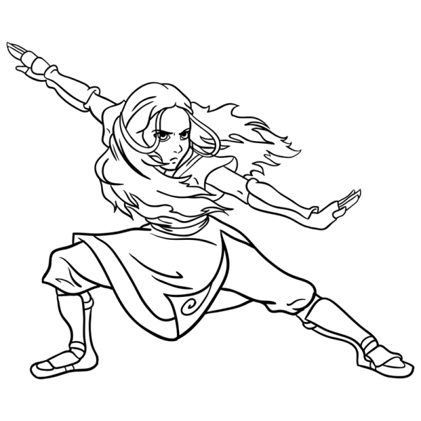 Катара рисунок карандашом