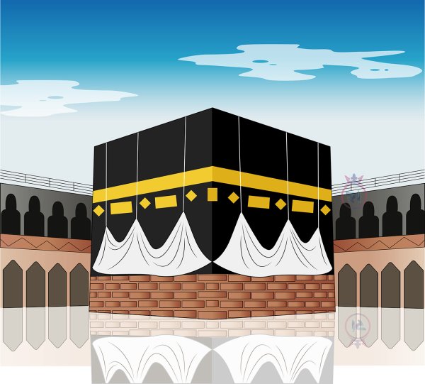 Мекка Кааба рисовать