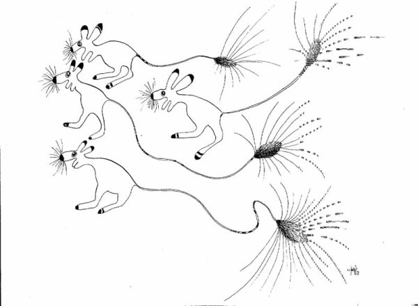 Силуэт тушканчика