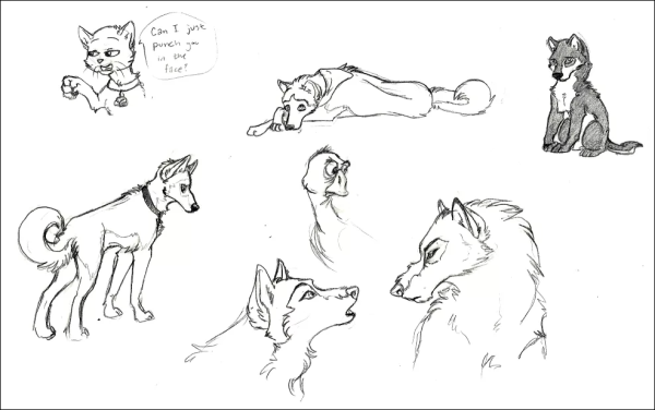 Балто скетч