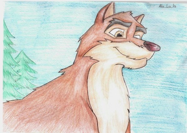 Рисунки карандашом Балто